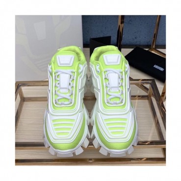 Prada 2019 Mm / Wm Leather Running Shoes  - 프라다 2019 남여공용 레더 투톤 런닝 슈즈 PRAS0141.Size(225 