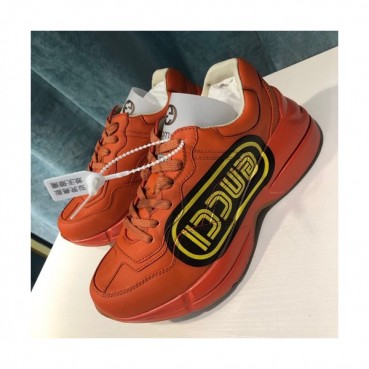 Gucci 2019 Mm/Wm Leather Running Shoes - 구찌 2019 남여공용 레더 런닝슈즈 GUCS0260.Size(225 