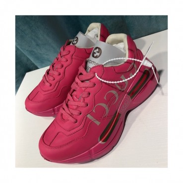Gucci 2019 Mm/Wm Leather Running Shoes - 구찌 2019 남여공용 레더 런닝슈즈 GUCS0259.Size(225 