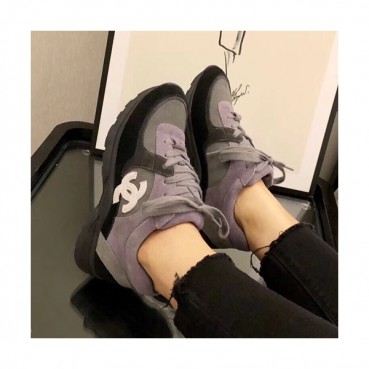Chanel 2019 Mm / Wm Suede Running Shoes - 샤넬 2019 남여공용 스웨이드 런닝슈즈 CHAS0357.Size(225 