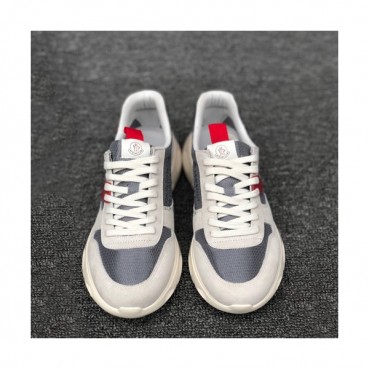 Moncler 2019 Mens Leather Running Shoes - 몽클레어 2019 남성용 레더 런닝슈즈 ,MONCS0006,Size(245 