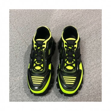 Prada 2019 Mm / Wm Leather Running Shoes  - 프라다 2019 남여공용 레더 투톤 런닝 슈즈 PRAS0070.Size(225 