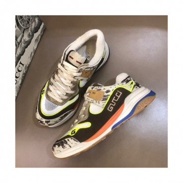 Gucci 2019 Mm/Wm Leather Running Shoes - 구찌 2019 남여공용 레더 런닝슈즈 GUCS0165,Size(225 
