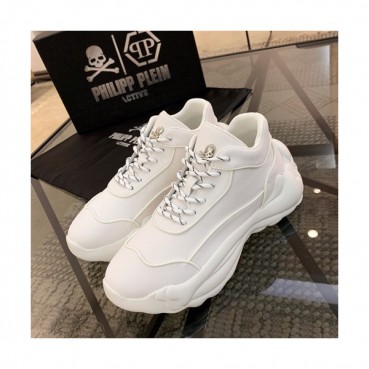 Philipp plein 2019 Mens Leather Running Shoes  - 필립플레인 2019 남성용 레더 런닝슈즈 PPS0006,Size(240 