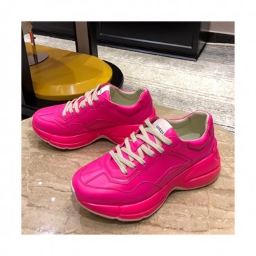 Gucci 2019 Mm/Wm Leather Running Shoes - 구찌 2019 남여공용 레더 런닝슈즈 GUCS0147.Size(225 