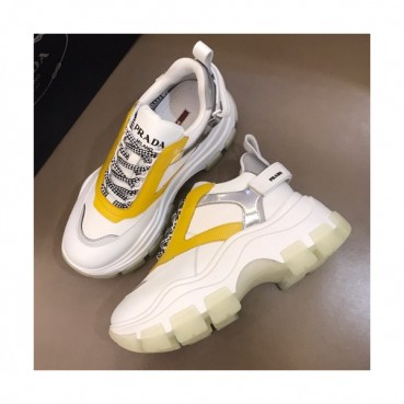 Prada 2019 Ladies Leather Running Shoes  - 프라다 2019 여성용 레더 런닝슈즈 PRAS0052,Size(225 