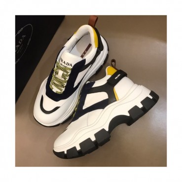 Prada 2019 Mens Leather Running Shoes  - 프라다 2019 남성용 레더 런닝슈즈 PRAS0050,Size(245 