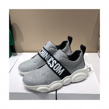 Moschino 2019 Ladies Leather Runner - 모스키노 2019 여성용 레더 런닝슈즈, MOSS0001.Size(225 