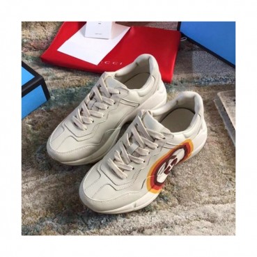 Gucci 2019 Mm/Wm Leather Running Shoes - 구찌 2019 남여공용 레더 런닝슈즈 GUCS0054.Size(225 