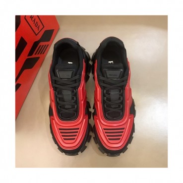 Prada 2019 Mens Leather Running Shoes  - 프라다 2019 남성용 레더 투톤 런닝 슈즈 PRAS0002.Size(240 