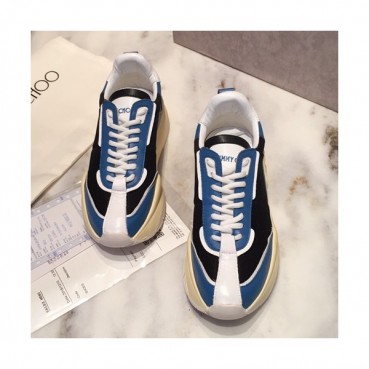 Jimmy Choo 2019  Mm/WmLeather Running Shoes - 지미츄 2019 남여공용 레더 런닝 슈즈 JIMS0011.Size(225mm 