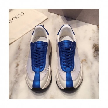 Jimmy Choo 2019  Mm/Wm Leather Running Shoes - 지미츄 2019 남여공용 레더 런닝 슈즈 JIMS0009.Size(225mm 