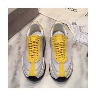 Jimmy Choo 2019  Mm/Wm Leather Running Shoes - 지미츄 2019 남여공용 레더 런닝 슈즈 JIMS0008.Size(225mm 
