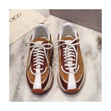 Jimmy Choo 2019  Mm/Wm Leather Running Shoes - 지미츄 2019 남여공용 레더 런닝 슈즈 JIMS0006.Size(225mm 