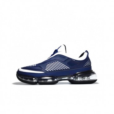 Prada 2019 Mens Casual Logo Leather  Two-tone Runner  