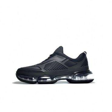 Prada 2019 Mens Casual Logo Leather  Two-tone Runner  