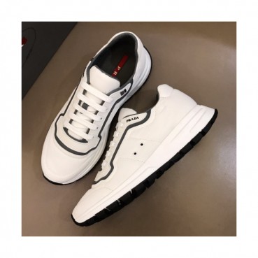 Prada 2019 Mens Casual Logo Leather  Runner  - 프라다 남성 캐쥬얼 로고 레더 러너 Pra0632x.Size(245 