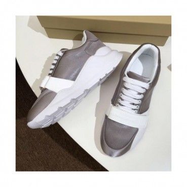 [파격특가]Burberry 2019 Womens Casual Logo Leather Runner - 버버리 여성 캐쥬얼 로고 레더 러너 Bur0699x.Size(225 