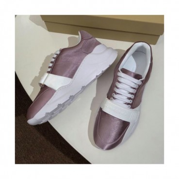 [파격특가]Burberry 2019 Womens Casual Logo Leather Runner - 버버리 여성 캐쥬얼 로고 레더 러너 Bur0698x.Size(225 