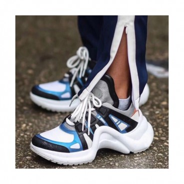[커스텀급]Louis Vuitton 2019 Mm/Wm Monogram High-top Leather Runner 