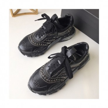 Valentino 2019 Womens Stud Leather Runner - 발렌티노 여성 스터드 레더 러너 Val0172x.Size(225 