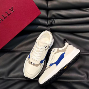 Bally 2023 Mens Logo Strap Cajual Leather Runner - 발리 남성 로고 스트랩 캐쥬얼 레더 러너  Bly0078x.(245 