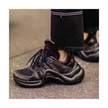 [커스텀급]Louis Vuitton 2019 Mm/Wm Monogram High-top Leather Runner 