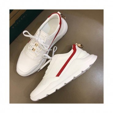 Buscemi 2019 Mens Casual Leather Runner - 부세미 남성 캐쥬얼 레더 러너Bus009x.Size(240 