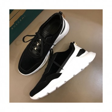 Buscemi 2019 Mens Casual Leather Runner - 부세미 남성 캐쥬얼 레더 러너Bus008x.Size(240 