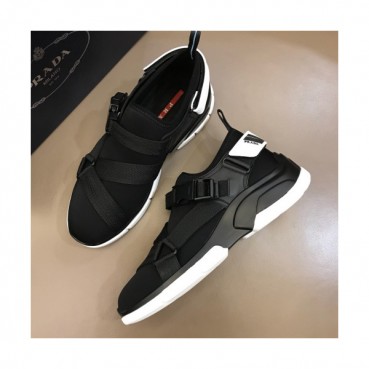 Prada 2018 Mens Leather Running Shoes - 프라다 남성 레더 런닝화 Pra0335x.Size(245 