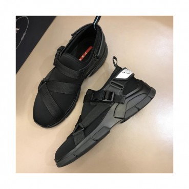 Prada 2018 Mens Leather Running Shoes - 프라다 남성 레더 런닝화 Pra0334x.Size(245 