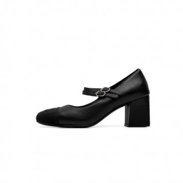 샤넬 여성 메리제인 구두 - Chanel Womens Black Shoes 