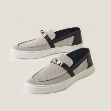 에르메스 남/녀 그레이 로퍼 - Hermes Unisex Gray Loafer 