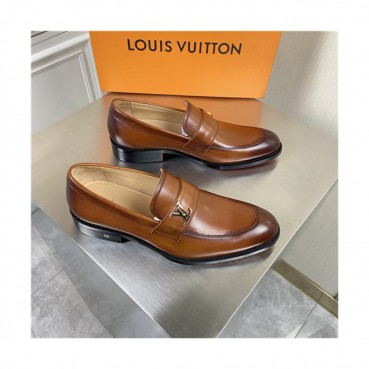 Louis Vuitton 2021 Men's Leather Oxford Shoes,LOUS2195 - 루이비통 2021 남성용 레더 옥스퍼드 슈즈,Size(240