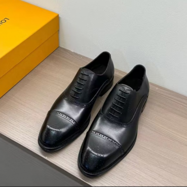 Louis Vuitton 2024 Mens Leather Oxford Shoes,LOUS2188 - 루이비통 2024 남성용 레더 옥스퍼드 슈즈,Size(240