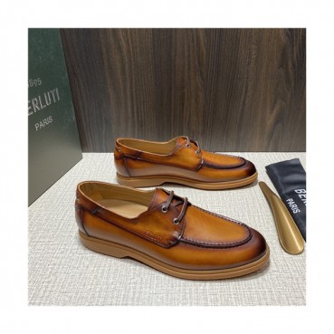 Berluti 2021 Men's Leather Derby Shoes,BERTS0272 - 벨루티 2021 남성용 레더 더비슈즈,Size(240