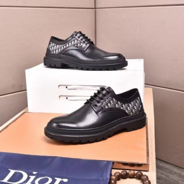 Dior 2023 Mens Leather Oxford Shoes,DIOS0378 - 디올 2023 남성용 레더 옥스퍼드 슈즈,Size(240