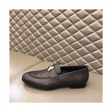 Hermes 2021 Men's Leather Oxford Shoes - 에르메스 2021 남성용 레더 옥스퍼드 슈즈,Size(240