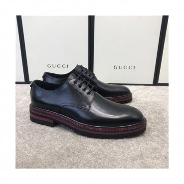 Gucci 2020 Men's Leather Oxford Shoes - 구찌 2020 남성용 레더 옥스퍼드 슈즈,Size(240