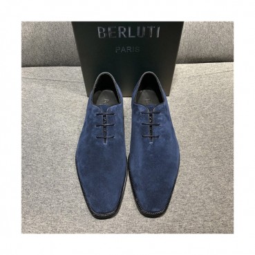 Berluti 2020 Men's Leather Oxford Shoes - 벨루티 2020 남성용 레더 옥스퍼드 슈즈,Size(240
