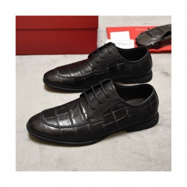 Salvatore Ferragamo 2020 Men's Leather Oxford Shoes - 페라가모 2020 남성용 레더 옥스퍼드 슈즈,Size(240