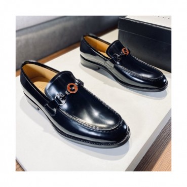 Gucci 2020 Men's Leather Oxford Shoes - 구찌 2020 남성용 레더 옥스퍼드 슈즈,Size(240