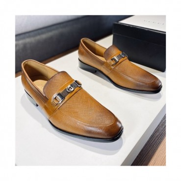 Gucci 2020 Men's Leather Oxford Shoes - 구찌 2020 남성용 레더 옥스퍼드 슈즈,Size(240