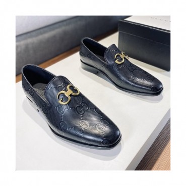 Gucci 2020 Men's Leather Oxford Shoes - 구찌 2020 남성용 레더 옥스퍼드 슈즈,Size(240