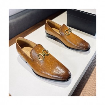 Gucci 2020 Men's Leather Oxford Shoes - 구찌 2020 남성용 레더 옥스퍼드 슈즈,Size(240