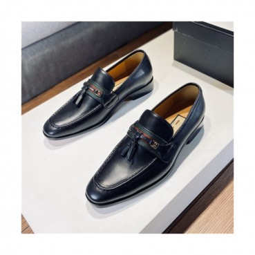 Gucci 2020 Men's Leather Oxford Shoes - 구찌 2020 남성용 레더 옥스퍼드 슈즈,Size(240