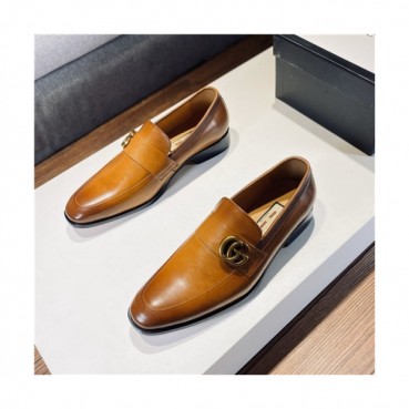 Gucci 2020 Men's Leather Oxford Shoes - 구찌 2020 남성용 레더 옥스퍼드 슈즈,Size(240