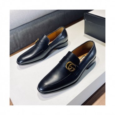 Gucci 2020 Men's Leather Oxford Shoes - 구찌 2020 남성용 레더 옥스퍼드 슈즈,Size(240