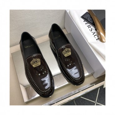 Versace 2020 Men's Leather Oxford Shoes - 베르사체 2020 남성용 레더 옥스퍼드 슈즈,Size(240