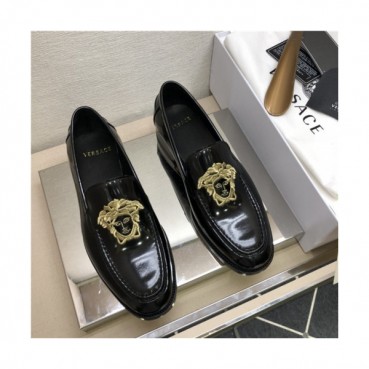 Versace 2020 Men's Leather Oxford Shoes - 베르사체 2020 남성용 레더 옥스퍼드 슈즈,Size(240
